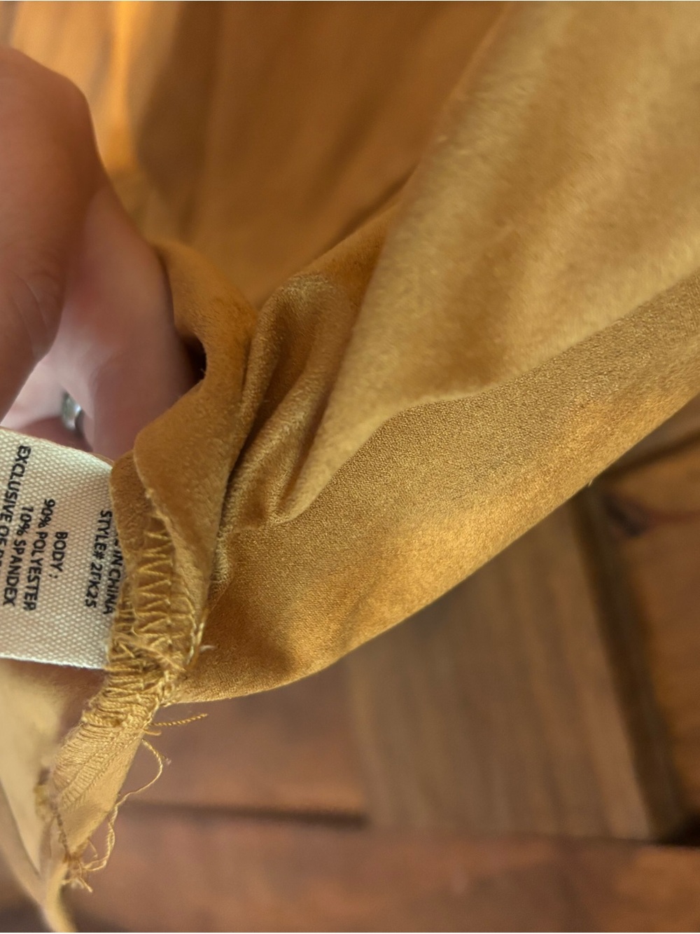 Soft Surroundings Tan Suede Boho Embroidered Sleeveless Top XL - Picture 8 of 14